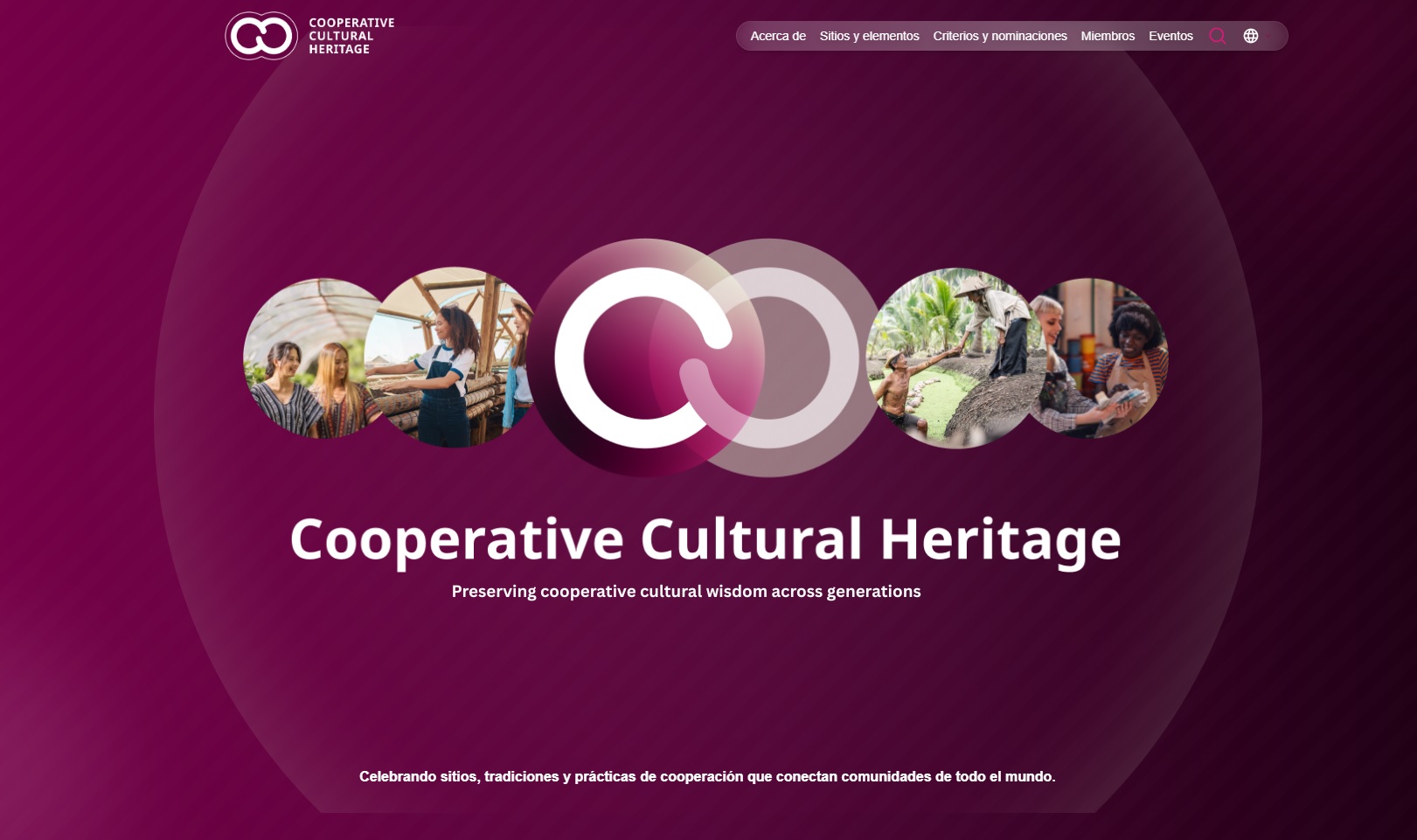 Primer mapamundi del Patrimonio Cultural Cooperativo